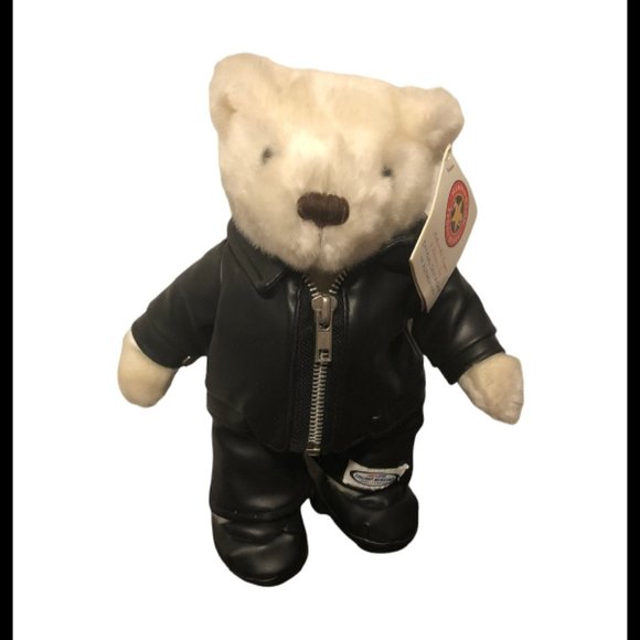 Other - Herrington Teddy Bear Natasha 10" Plush White 2004 Trump Marina Hotel Pre-owned